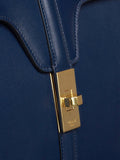 Medium 16 Bag in Dark Blue Satinated Calfskin