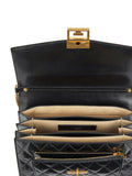 Medium GV3 Bag In Black Diamond Quilted Leather