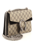 Dionysus Mini GG Supreme Black & Ebony Chain Bag