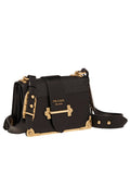 Cahier Black Leather Shoulder Bag