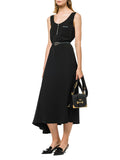 Cahier Black Leather Shoulder Bag