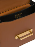 Cahier Cognac Leather Shoulder Bag