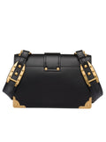 Cahier Large Black Leather Shoulder Bag