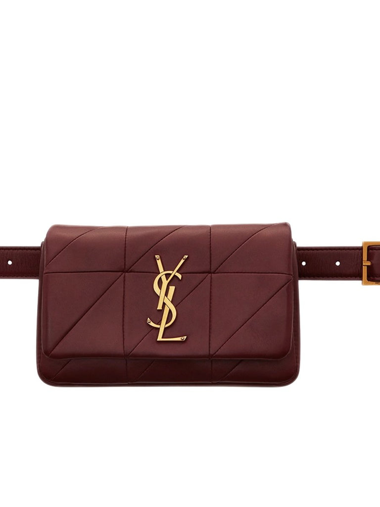 Shop Saint Laurent Leather Belt Bag