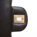 Chanel A94385 Black Lambskin Quilted with CC Logo Chain Bag