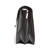 Prada Green / Grey Saffiano Leather Handbag