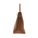 Hermes Gold Togo Leather Kelly 35cm Handbag (Q Stamp)