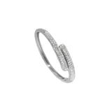 white gold diamond bangle