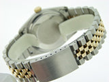 Pre Owned Mens Rolex Two-Tone Datejust with a Gold Diamond Dial 16013