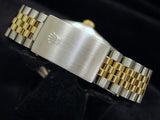 Pre Owned Mens Rolex Two-Tone Datejust with a Gold Diamond Dial 16013