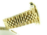 PRE OWNED MENS ROLEX YELLOW GOLD GMT-MASTER WITH A BLACK DIAL 16758