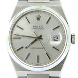 Pre Owned Mens Rolex Stainless Steel Oysterquartz Datejust with Silver Dial 1700