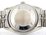 Pre Owned Mens Rolex Stainless Steel Datejust with a Blue Dial 1600