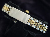 PRE OWNED LADIES ROLEX TWO-TONE OYSTER PERPETUAL WITH A SILVER DIAL 67193