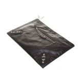 Balenciaga Black Lambskin Silver Giant 12 Clutch