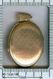 19th century multicolored gold locket