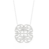 Eternity Knot Diamond Necklace