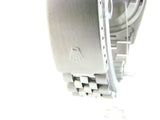 Pre Owned Mens Rolex Stainless Steel Datejust with a Black Dial 16220