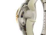 Pre Owned Mens Rolex Two-Tone Datejust Turn-O-Graph with a Silver Dial 16263