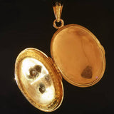 19th century multicolored gold locket