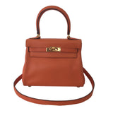 Hermès Hermès Kelly 20 Swift Orange
