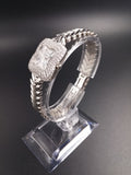 Delaneau White Gold Diamond Quartz
