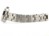 PRE OWNED LADIES ROLEX STAINLESS STEEL OYSTER PERPETUAL DIAMOND BLACK 76080