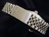 Pre Owned Mens Rolex Stainless Steel Datejust Silver Diamond 16030