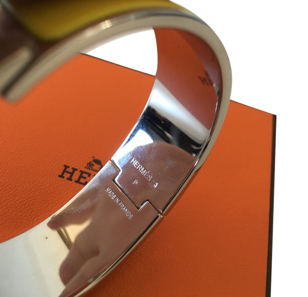 Bracelet Hermès modèle Clic H Lime