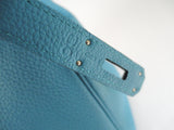 Hermes Birkin 30 Togo Turquoise Silver Hardware Brand New