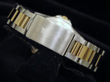 PRE OWNED MENS ROLEX TWO-TONE GMT-MASTER WITH A BLACK DIAL 16753