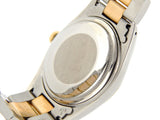 Pre Owned Mens Rolex Two-Tone Datejust Diamond String Black 16013