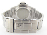 PRE OWNED MENS ROLEX STAINLESS STEEL SUBMARINER WITH A BLACK DIAL 14060M