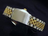 Pre Owned Mens Rolex Two-Tone Datejust Silver Diamond 16013
