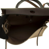 Hermes Etoupe Herbag Zip 39cm (T Stamp)