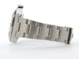 PRE OWNED MENS ROLEX STAINLESS STEEL EXPLORER II WITH A WHITE DIAL 216570