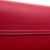 Gucci 368568 Red Leather / Ebony GG Supreme Canvas Reversible Large Tote Bag