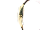 PRE OWNED MENS ROLEX GOLD SHELL OYSTER PERPETUAL WITH A CHAMPAGNE DIAL 1024
