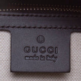 Gucci 269876 Beige/Ebony GG Fabric with Brown Leather Trim Handbag