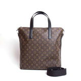 Louis Vuitton M40388 Monogram Macassar Canvas Kitan Handbag with Shouler Strap