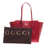 Gucci 354408 Red Swing Leather PM Tote Bag