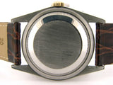 Pre Owned Mens Rolex Two-Tone Datejust with a Blue Dial 16233