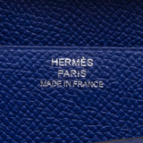 Hermes Bleu Electrique Epsom Leather Bearn Wallet (R Stamp)