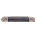 Gucci 386836 Beige/Ebony GG Supreme Canvas with Black Leather Bi-fold Long Walle