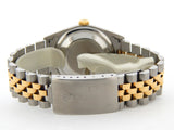 Pre Owned Mens Rolex Two-Tone Datejust with a White Roman Dial 16203