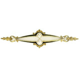 French antique Victorian bar brooch