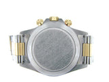 PRE OWNED MENS ROLEX TWO-TONE DAYTONA WITH A WHITE DIAL 16523