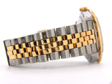 Pre Owned Mens Rolex Two-Tone Diamond Datejust with a Blue Dial 16233