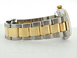 Pre Owned Mens Rolex Two-Tone Datejust with a Gold Roman Dial 16013