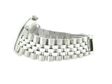 Pre Owned Mens Rolex Stainless Steel Datejust Green Arabic Diamond Wave 16030